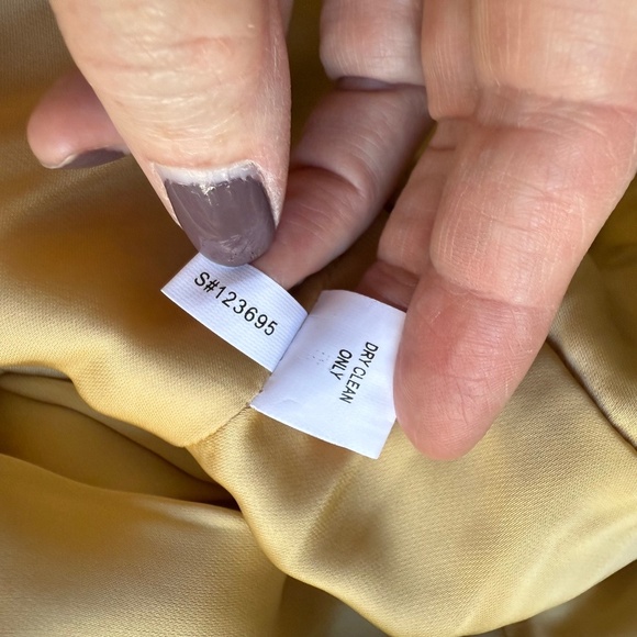 NWOT Kay Unger Sequin and Silk Mini Party Dress in Gold Size 8 - Picture 11 of 13